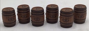 Vintage Miniature Whiskey Barrels  Jack Daniels Old No. 7 Branded