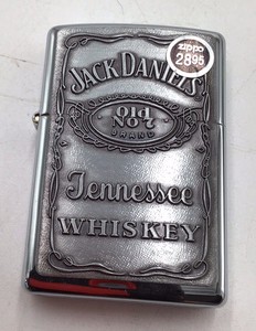 Vintage Zippo Lighter  Jack Daniels Old No. 7 Tennessee Whiskey with Tin and Papers