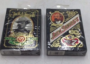 Vintage Jack Daniels Playing Cards  Gentlemens Old No. 7 Brand Sealed Decks