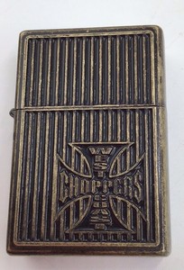 Vintage West Coast Choppers Zippo Lighter  WCC Iron Cross Design