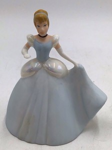 Vintage Disney Cinderella Figurine  Blue Ball Gown Pose