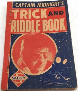 Vintage Captain Midnight Trick and Riddle Book  Skelly Premium Giveaway Booklet