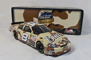 Dale Earnhardt Jr. 2007 Budweiser American Heroes Memorial Day Monte Carlo SS  Camo Diecast with Original Box