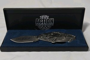 Dale Earnhardt Sr. #3 Goodwrench Racing Action Pocket Knife  Silver Plated Collectible in Box