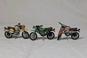 Vintage Diecast Miniature Motorcycles