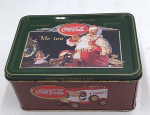 Coca-Cola 1913 Ford Model T Van Replica  Diecast Delivery Truck in Tin