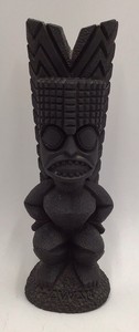 Vintage Hawaiian Black Tiki Figure