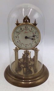 Vintage Herr Dome Clock  Brass with German Movement