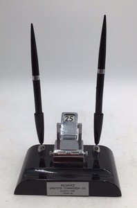 Vintage Desk Calendar with Dual Black Pens  Alliance Livestock Commission Co. Nebraska