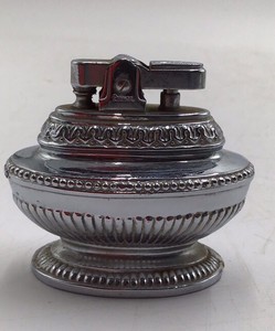 Vintage Prince Silverplate Table Lighter  Ornate Repousse Design