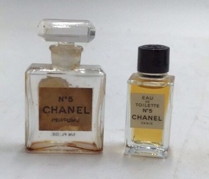 Vintage Chanel No 5 Miniature Perfume Bottles