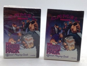 1991 Camel The Hard Pack Playing Cards  Sealed Pair