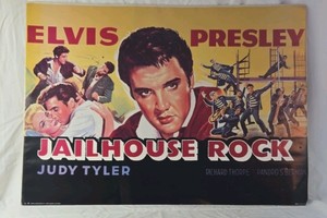 1987 Jailhouse Rock Movie Poster Reprint  Elvis Presley