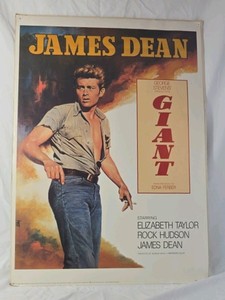 1986 James Dean Giant Movie Poster Reprint  Authorized by James Dean Foundation