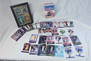 NBA Hoops Trading Cards Lot  Modern Basketball Players with Framed Insert
