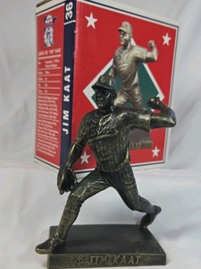 Vintage Jim Kaat Minnesota Twins Bronze Statue