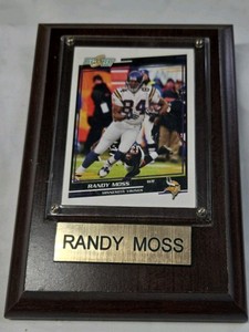 Randy Moss Minnesota Vikings Score Card Plaque  Framed Display