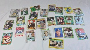 Vintage 1980s-1990s Football Trading Cards Lot