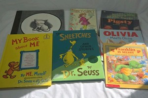 Lot of Childrens Picture Books  Dr. Seuss, Nancy Clancy, Olivia, Franklin, and More
