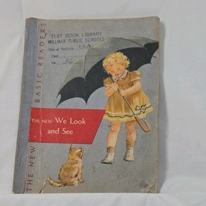 1951 The New We Look and See Basic Reader  Scott, Foresman and Company