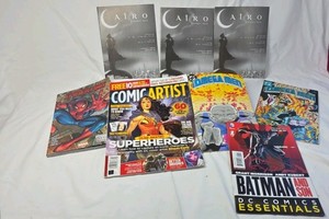 Vintage Comic Related Magazines and Publications Lot