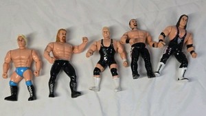Vintage WWE WCW Wrestling Action Figures Lot  Mixed Superstars