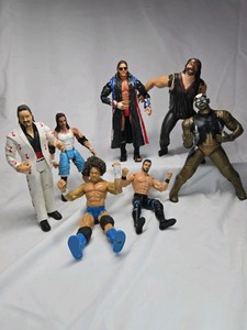 Vintage WWE WCW Wrestling Action Figures Lot  Mixed Superstars