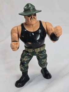 1991 LJN WWF Sgt. Slaughter Action Figure  Camo Pants Variant
