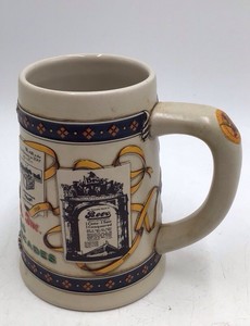 Vintage Anheuser-Busch Bevo Advertising Stein  Fourth in Decades Series 1918-1932