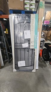 Grisham 32 in. x 80 in. 805 Series Black Defender Security Door Quest