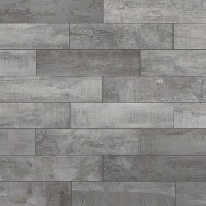 (7 cases in lot) Florida Tile Home Collection Wind River Grey 6 in. x 24 in. Porcelain Floor and Wall Tile (98 sq. ft.)