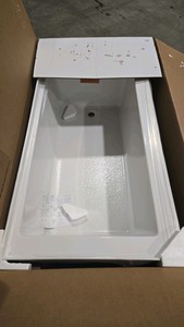 KOHLER Underscore 60 in. x 30 in. Soaking Bathtub with Right-Hand Drain in White