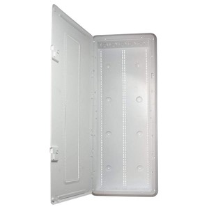 Legrand On-Q 42 in. (45.28 in. Total) Wi-Fi Ready Structured Media Plastic Enclosure with Trim Ring and Hinged Door