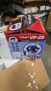 14 HP Air Mover Blower Fan for Water Damage Restoration Carpet Dryer Floor Home and Plumbing Use in Blue