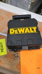 DEWALT 100 ft. Green Self-Leveling Cross Line Laser Level with (3) AA Batteries & Case