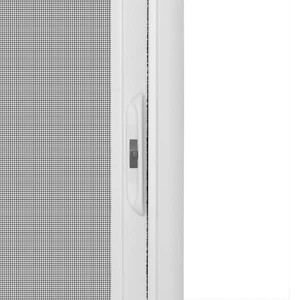 Andersen LuminAire for Sliding Patio Doors 72 in. x 80 in. Universal White Aluminum Gliding Retractable Screen Door