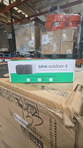 Blink Outdoor 4-Core-Wireless Battery Operated Smart Security Camera System w 2-Cameras and Included Sync Module Core, Black