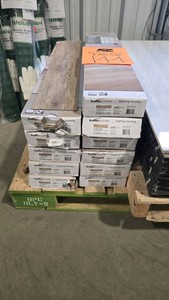 (11 cases) TrafficMaster Khaki Oak 4 MIL x 6 in. W x 36 in. L Grip Strip Water Resistant Luxury Vinyl Plank Flooring (264 sqft)