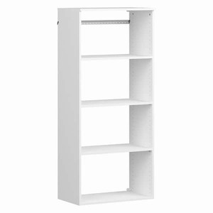 ClosetMaid Style 25 in. W White Hanging Wood Closet Tower