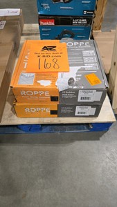 (2) ROPPE 700 Series Black 4 in. x 120 ft. x 18 in. Thermoplastic Rubber Wall Cove Base Coil