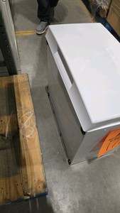15 Laundry Pedestal with storage drawer in White
