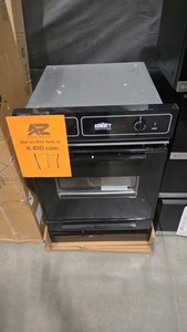 Summit Appliance 24 in. Single Gas Wall Oven in Black