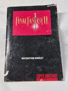 Final Fantasy III Instruction Booklet  Super Nintendo SNS-F4-USA