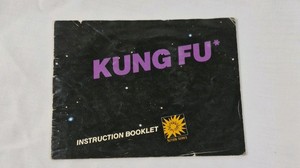 Vintage NES Kung Fu Instruction Booklet  Nintendo Action Series