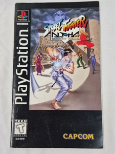 Vintage PlayStation Street Fighter Alpha Instruction Booklet  Capcom