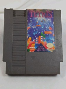 Vintage NES Tetris Game Cartridge