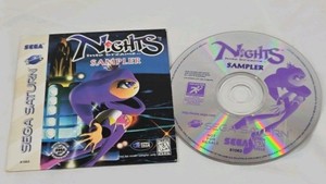 Vintage Sega Saturn NiGHTS into Dreams Sampler Disc
