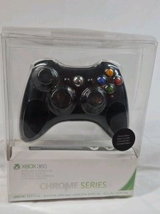 Xbox 360 Chrome Series Wireless Controller  Special Edition Chrome Black