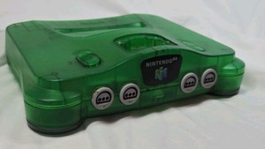 Vintage Nintendo 64 Control Deck  Transparent Green