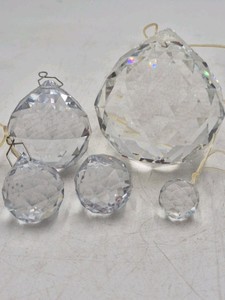 Vintage Crystal Prism Ornaments